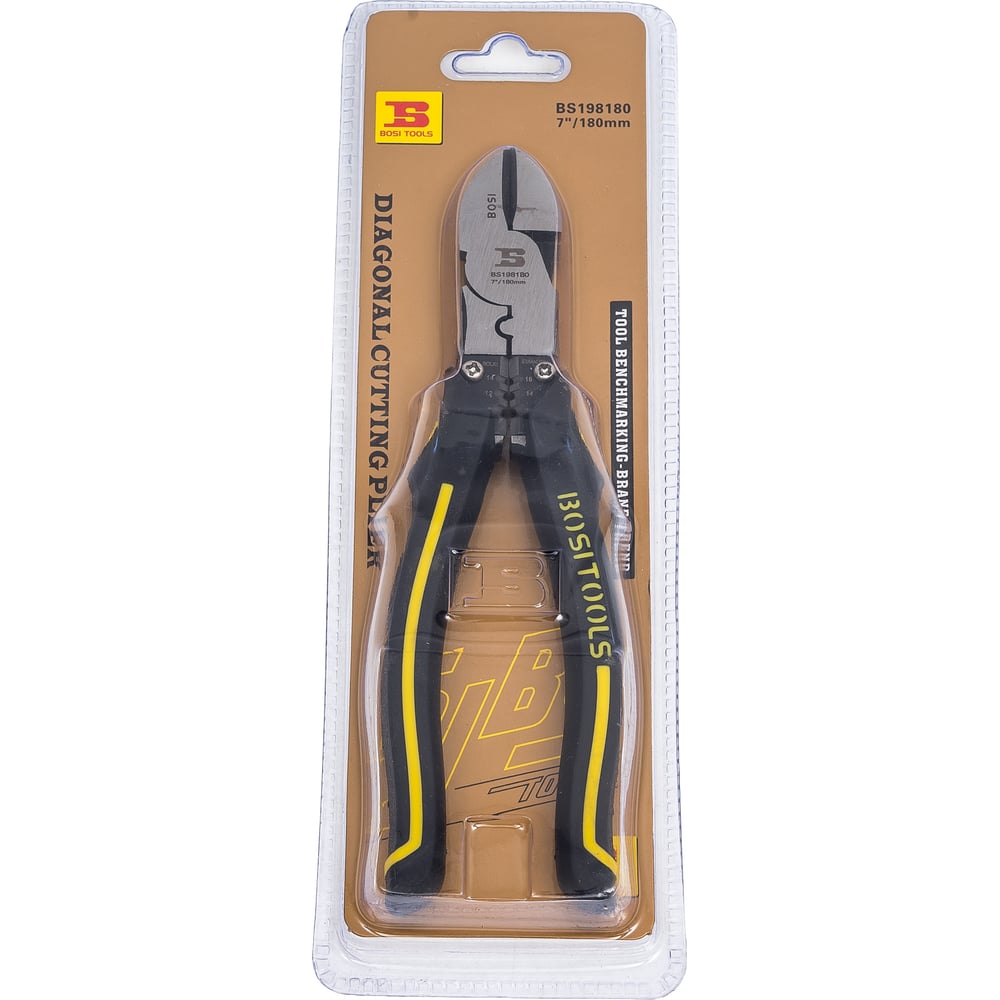 Изображение товара Бокорезы BOSI BS198180 профессиональные 180 мм для точного резания металла