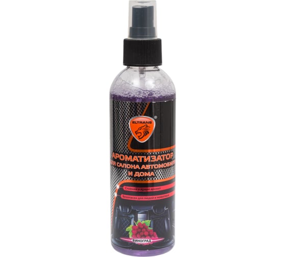 Изображение товара Ароматизатор для салона автомобиля и дома ELTRANS "Виноград", микроспрей, 200 мл EL-0411.01