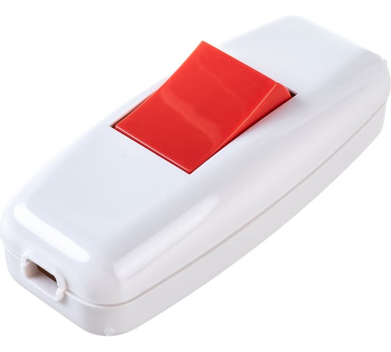 Изображение товара Навесной выключатель Lezard белый-красный 715-1101-611