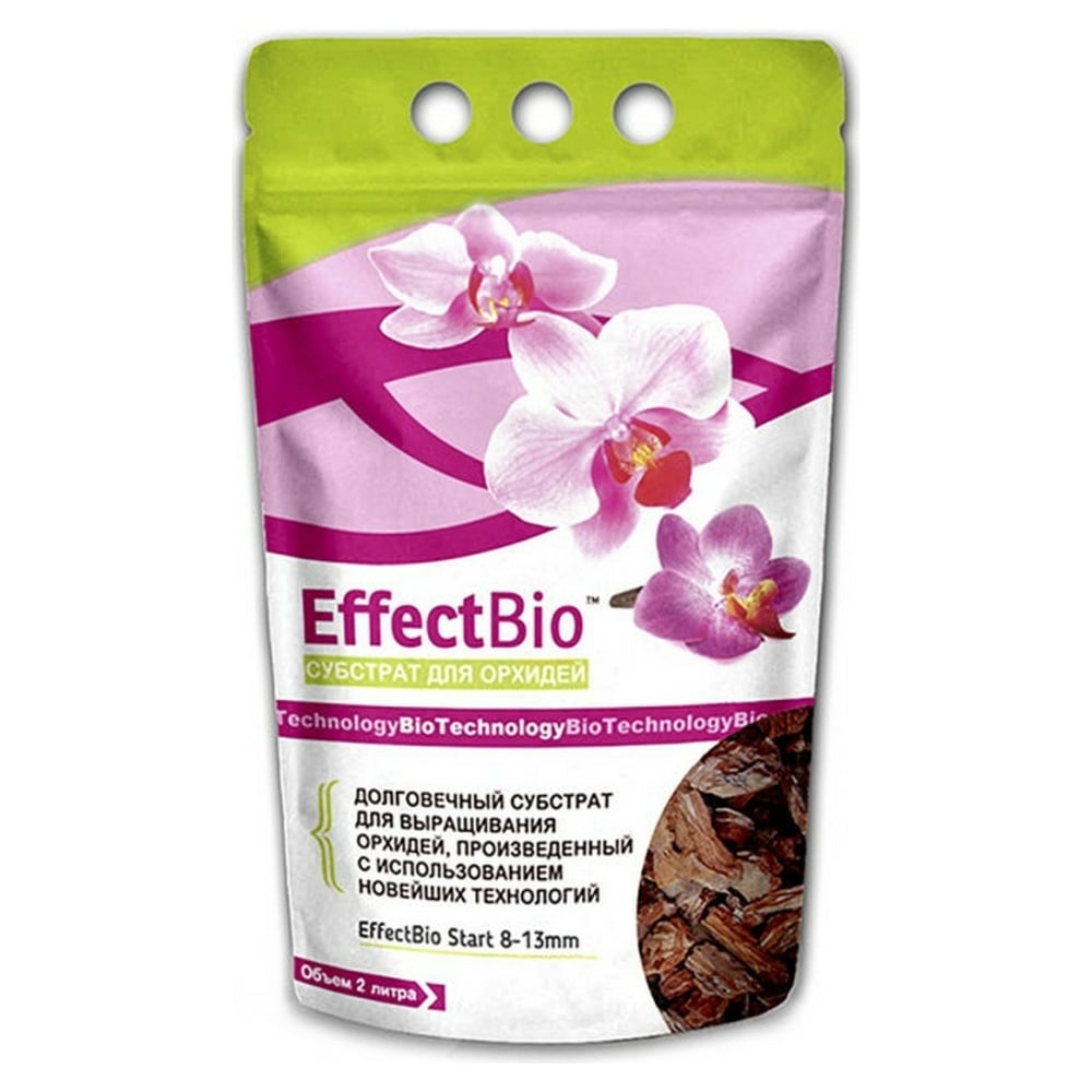 Субстрат для орхидей EffectBio кора сосны субстрат effectbio