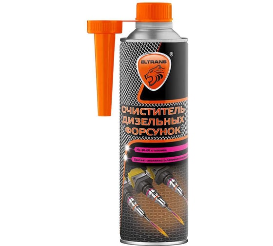 Изображение товара Очиститель дизельных форсунок ELTRANS на 40-60 л., жестяной флакон, 335 мл EL-1003.03