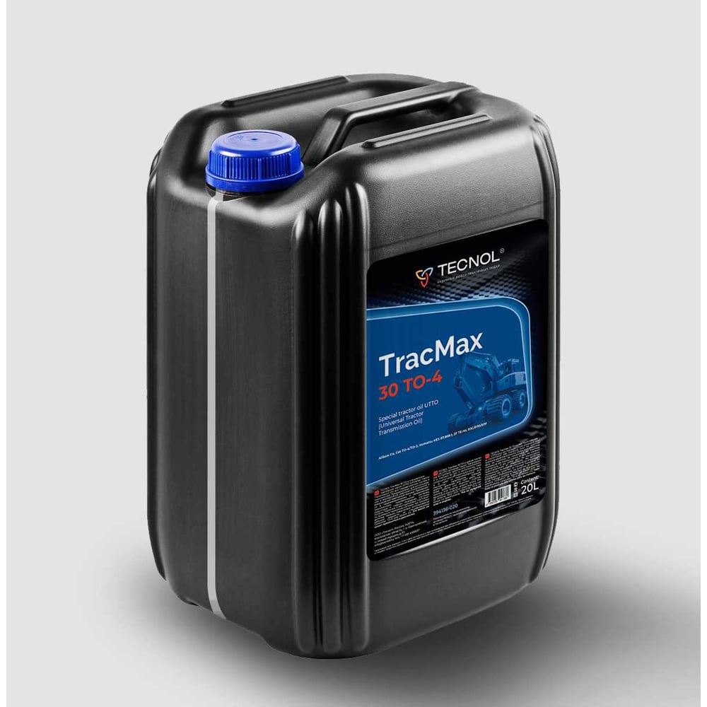 Изображение товара Универсальное трансмиссионное масло TECNOL TracMax 30 TO-4, Cat TO-4/TO-2, 20 л. 394136-020