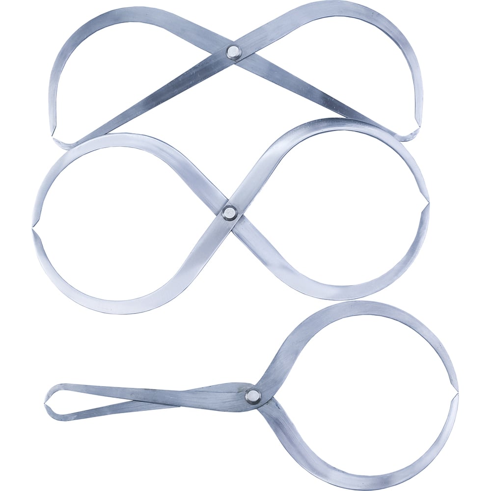 Изображение товара Кронциркуль двусторонний GOLDRATIO 200 мм набор из 3 штук