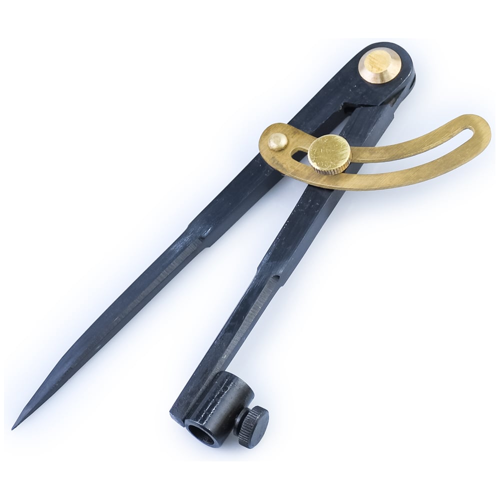 Изображение товара Циркуль разметочный GOLDRATIO с держателем для карандаша, 150 мм