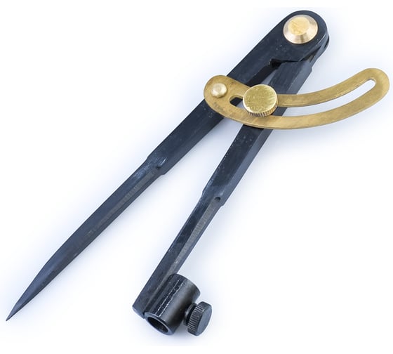 Изображение товара Циркуль разметочный GOLDRATIO с держателем для карандаша, 150 мм М00023640