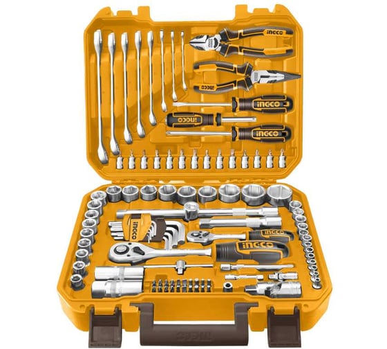 Изображение товара Набор инструментов INGCO 10-32 мм, CR-V, из 100 шт. HKTHP21001