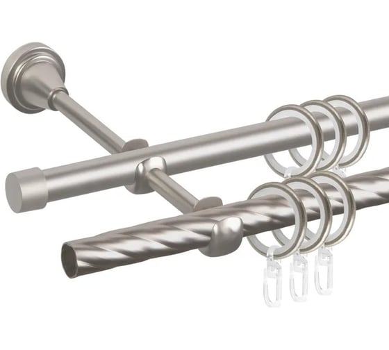 Изображение товара Карниз металлический ООО АС Март Grace D16К/16Г Сатин 1,8м 4812634009481