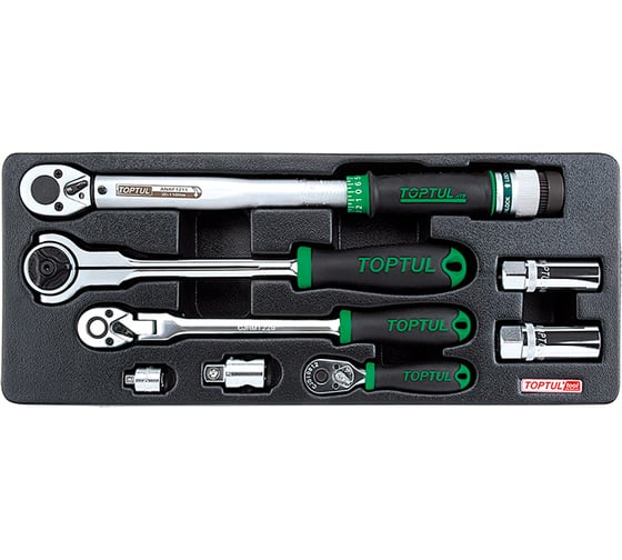 Изображение товара Набор-сет трещотки + динамометрический ключ TOPTUL 434x176 мм GCAT0803