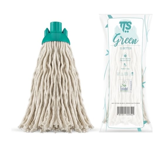 Изображение товара Моп TTS Кентукки тонкая нить, хлопок, с держателем, резьбовое соединение 220 г 000L1857