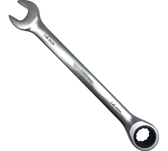 Изображение товара Ключ комбинированный трещоточный WORKPRO 14 мм CR-V PRO WP273131