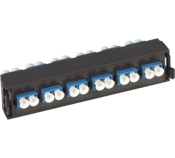 Изображение товара Вставка оптическая для 12 одномодовых волокон Legrand LC дуплекс 032114