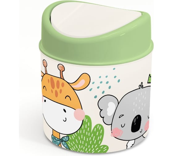 Изображение товара Полимербыт Контейнер для мусора Giraffix 1л ПОЛИМЕРБЫТ 433905000