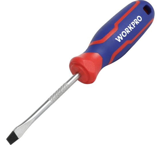 Изображение товара Отвертка WORKPRO шлиц 3x75мм PRO WP221013