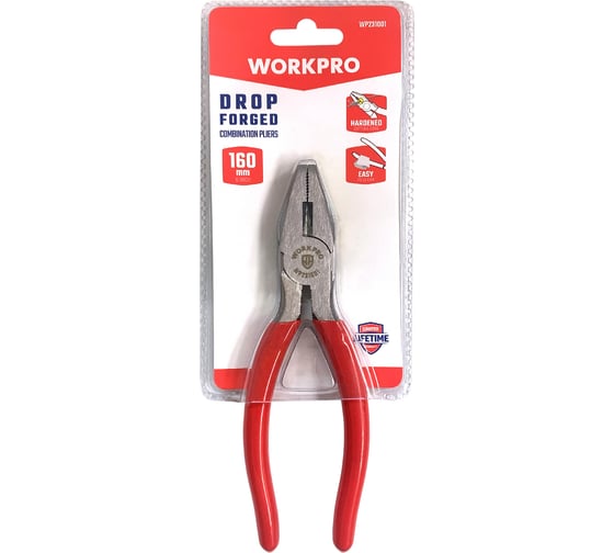 Изображение товара Пассатижи WORKPRO 160 мм WP231001