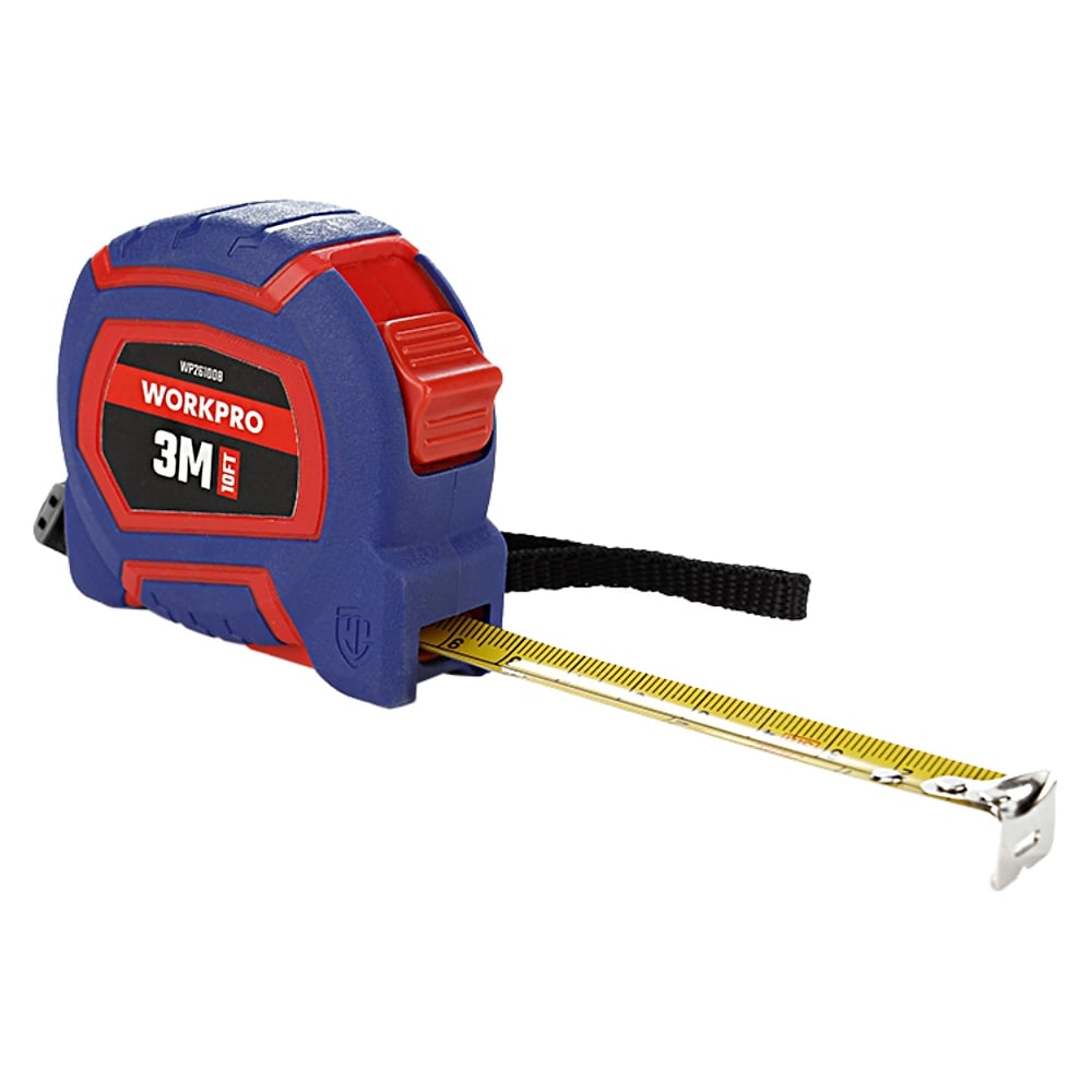 Изображение товара Пластмассовая рулетка WORKPRO 3 м 16 мм профессиональная