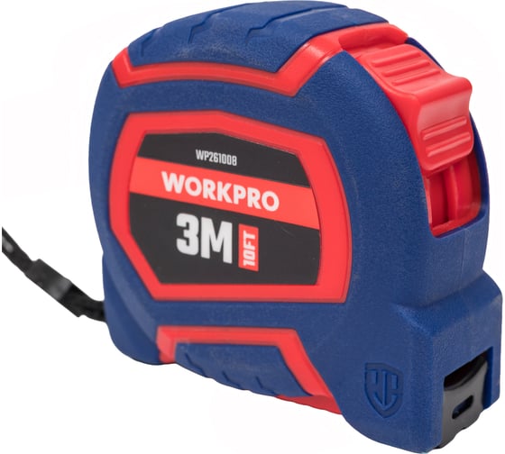 Изображение товара Рулетка пластмассовая WORKPRO 3 м (10фут), 16 мм WP261008
