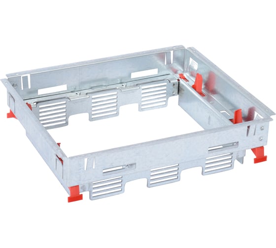 Изображение товара Основание неукомплектованное для монтажа ревизионной напольной коробки Legrand со вставкой для регулировки высоты суппортов стандартное исполнение 12/18 мод 088037