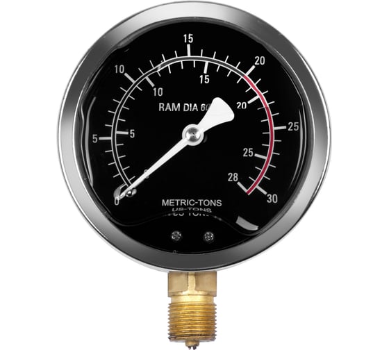 Изображение товара Манометр для пресса 20 т, глицериновый AV Steel AV-951020-1