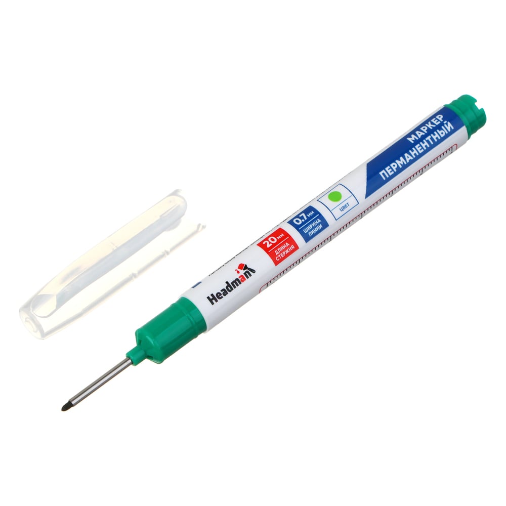 Удлиненный перманентный маркер ЕРМАК HEADMAN 684-003