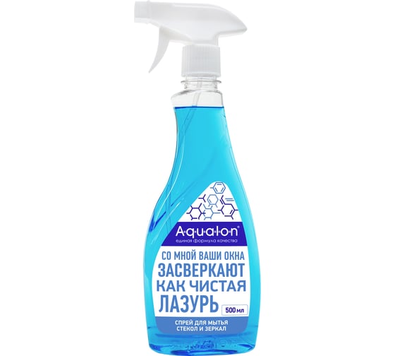 Изображение товара Средство для мытья стекол и зеркал AQUALON 500 мл, Лазурь 207054