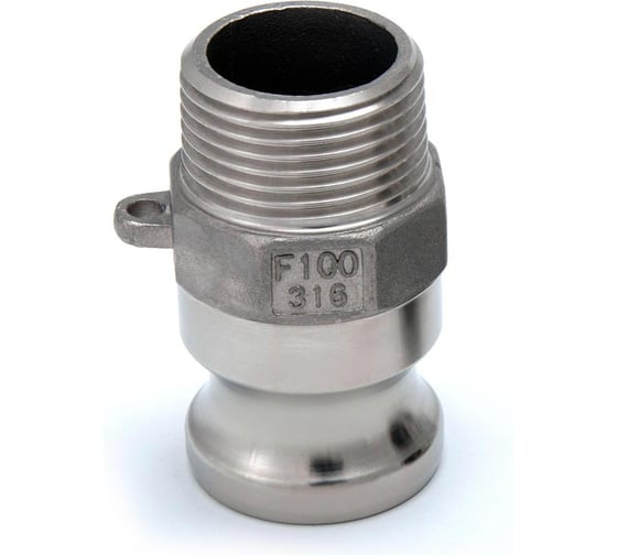Изображение товара Камлок из нержавеющей стали HIMPT F-100 1" (25 мм) 00028007986