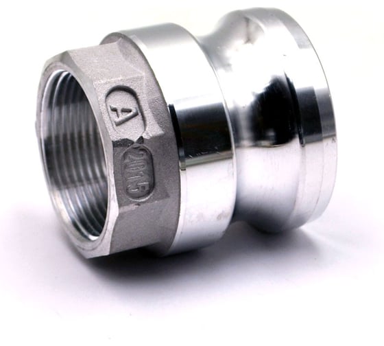 Изображение товара Камлок переходной алюминиевый HIMPT А-2015 (ПАПА 50мм + внутр. резьба 38мм) 2" х 1 1/2" 00-00012079