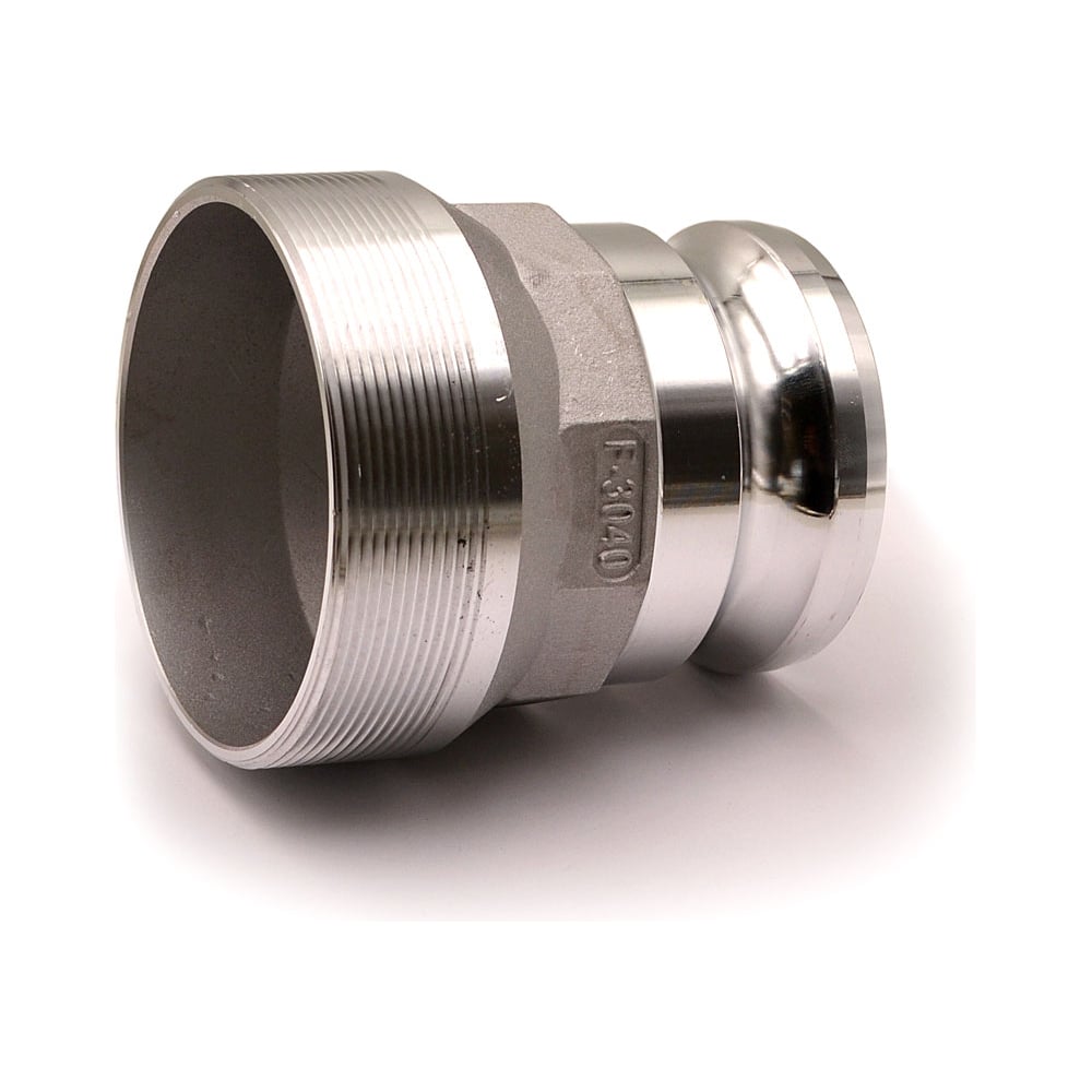 Изображение товара Камлок переходной алюминиевый HIMPT F-3040 3 х 4 дюйма с наружной резьбой