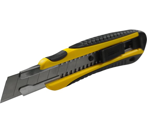 Изображение товара Строительный нож BERGER  18мм, с 3-мя лезвиями в комплекте BG1354