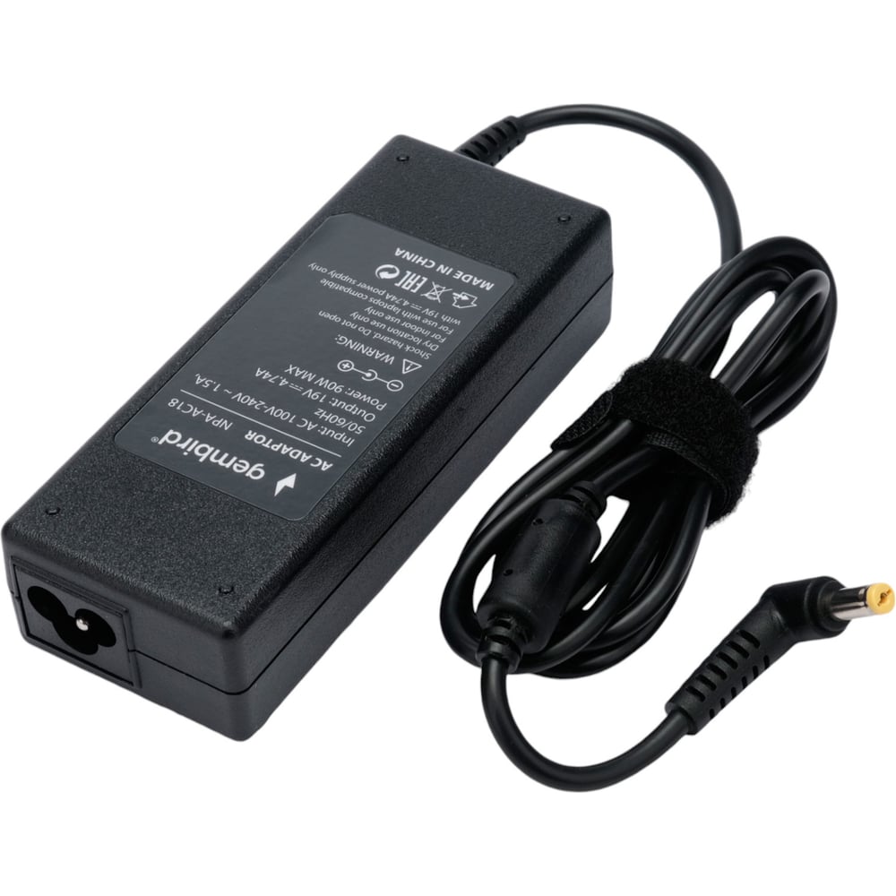 Изображение товара Блок питания для ноутбуков Gembird Acer 19В 4.74А 90Вт 5.5x1.7 мм NPA-AC18