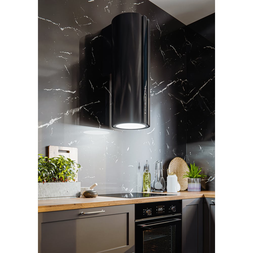 Изображение товара Вытяжка кухонная LEX TORO 350 BLACK с сенсорным управлением и высокой производительностью