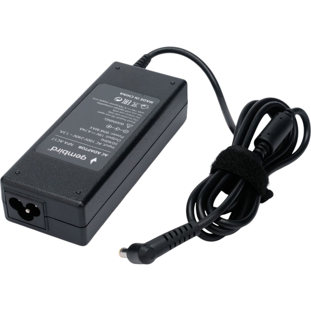 Изображение товара Блок питания для ноутбуков Gembird Asus Toshiba 19В 90Вт штекер 5.5x2.5мм NPA-AC17