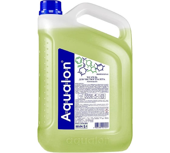 Изображение товара WC-гель для чистки туалета AQUALON 5 л, антиналет 207207