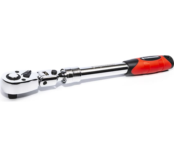 Изображение товара Трещотка телескопическая шарнирная Станкоимпорт на 1/2" с 72 зубами CS-T.12.60.72TC