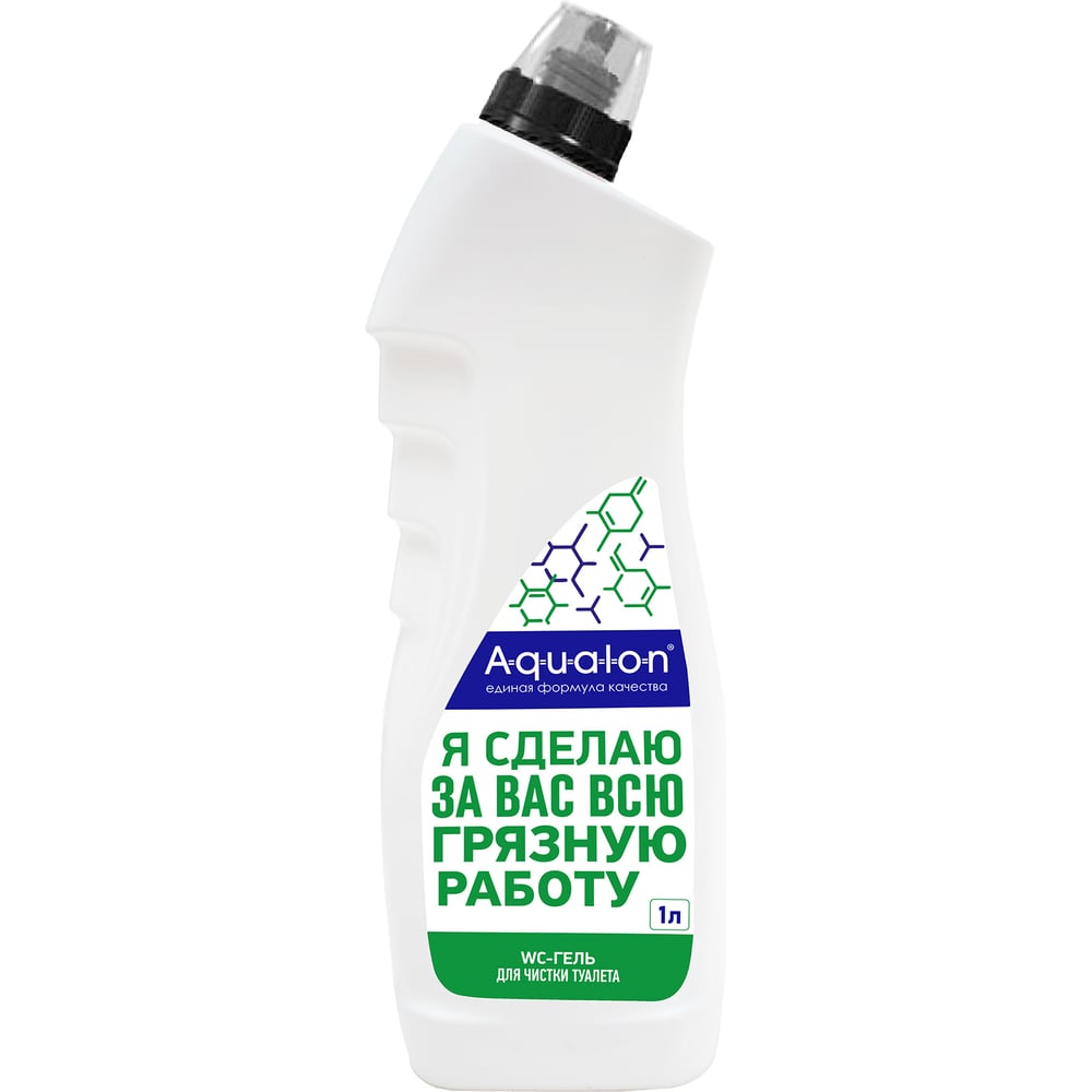 Изображение товара WC-гель для чистки туалета AQUALON 1л антиналет быстрый эффект
