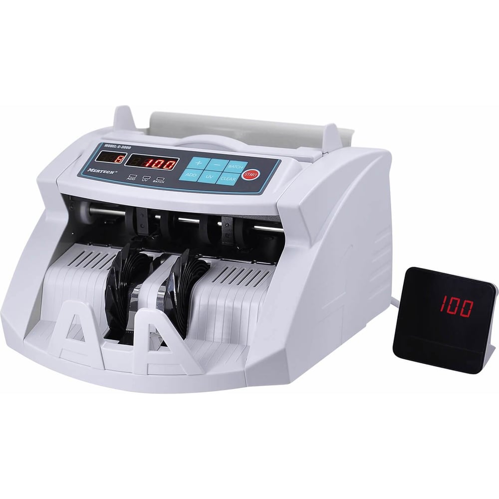 Счетчик банкнот MERTECH C-3000 white 5517