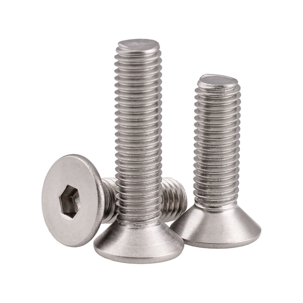 Изображение товара Винты Море-Метизов DIN 7991 А2 M10x18 100 шт профессиональные крепежные элементы Изображение товара Винты Море-Метизов DIN 7991 А2 M10x18 100 шт профессиональные крепежные элементы