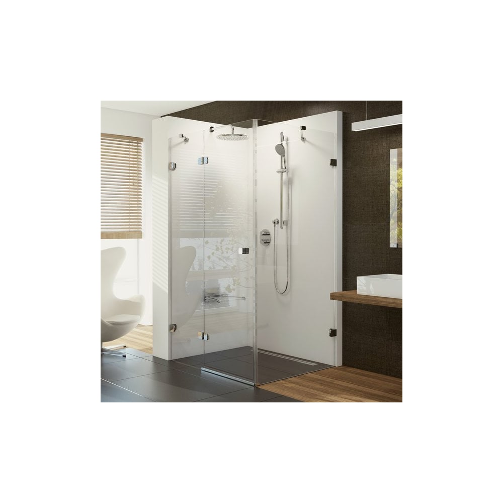 Изображение товара Душевое заграждение Ravak Brilliant BSDPS-110/80 L хром, стекло