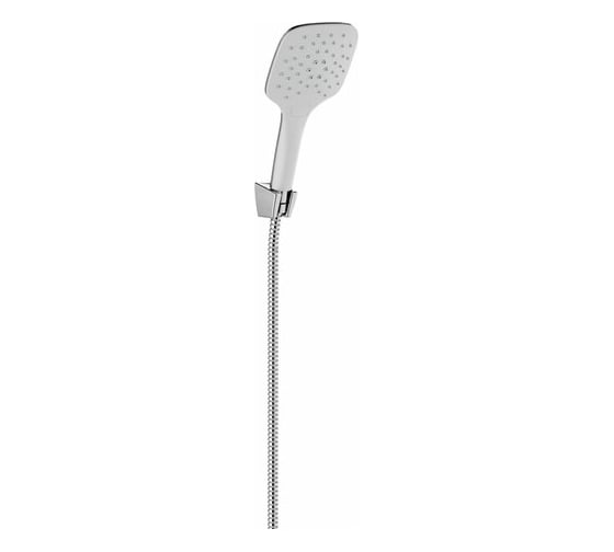Изображение товара Душевой набор Ravak  - шланг 150 см, душевая лейка (3 функции), держатель 907.00, X07S010 00000048593