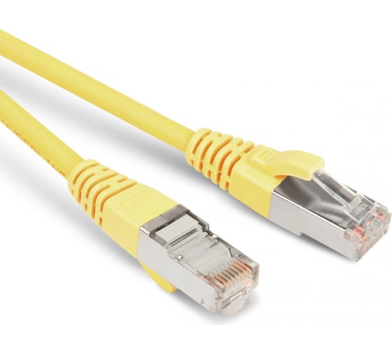 Изображение товара Патч-корд Hyperline PC-LPM-STP-RJ45-RJ45-C5e-0.5M-LSZH-YL F/UTP, экранированный, Cat.5e 230081