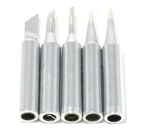 Изображение товара Набор жал 5 шт 900-MT-1.2D/1.6D/3C/K/2C для паяльника ELEMENT 17457