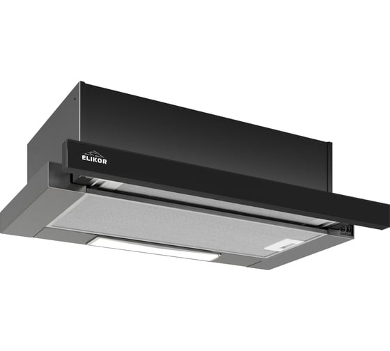 Изображение товара Телескопическая вытяжка ELIKOR Slide 60П-430, черный/черный 211933