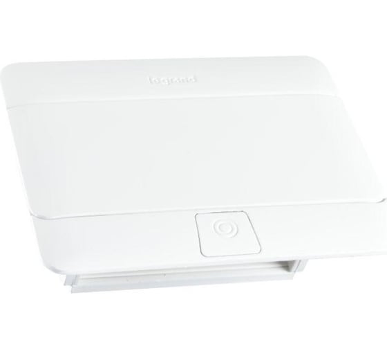 Изображение товара Выдвижной блок в стол Legrand с комплектом для монтажа, 4 модуля, цвет белый, для монтажа ЭУИ 654001