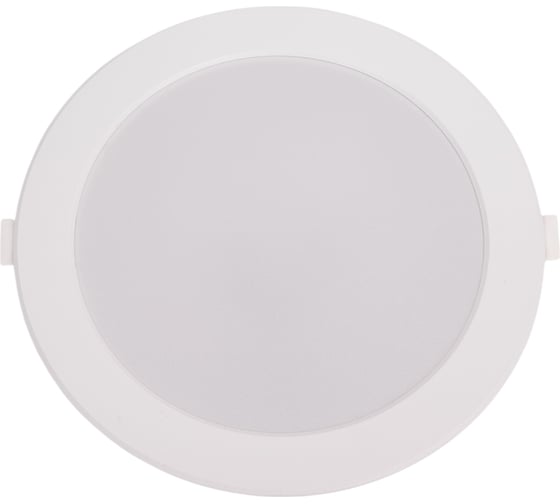 Изображение товара Светильник светодиодный ультратонкий truEnergy круг 15W 4000K 1200Lm D176мм пластик белый 10083