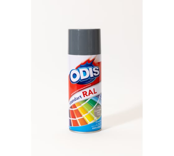 Изображение товара Краска-спрей ODIS standart RAL платиново-серый 7036ral