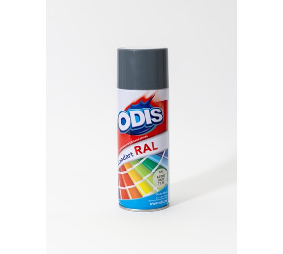 Изображение товара Краска-спрей ODIS standart RAL светло-серый 7035ral