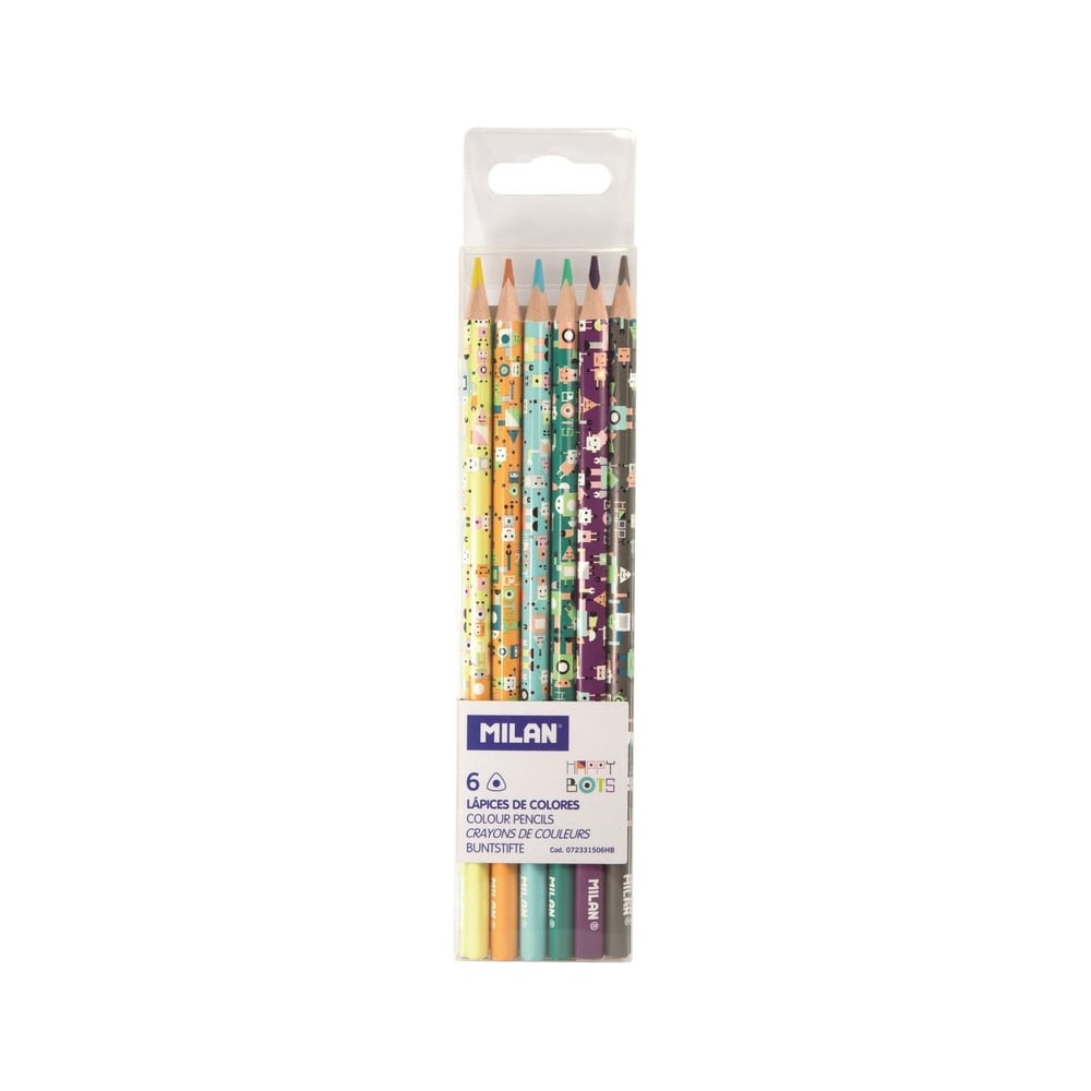 Цветные карандаши Milan карандаши цветные artberry с ластиком 18 цветов