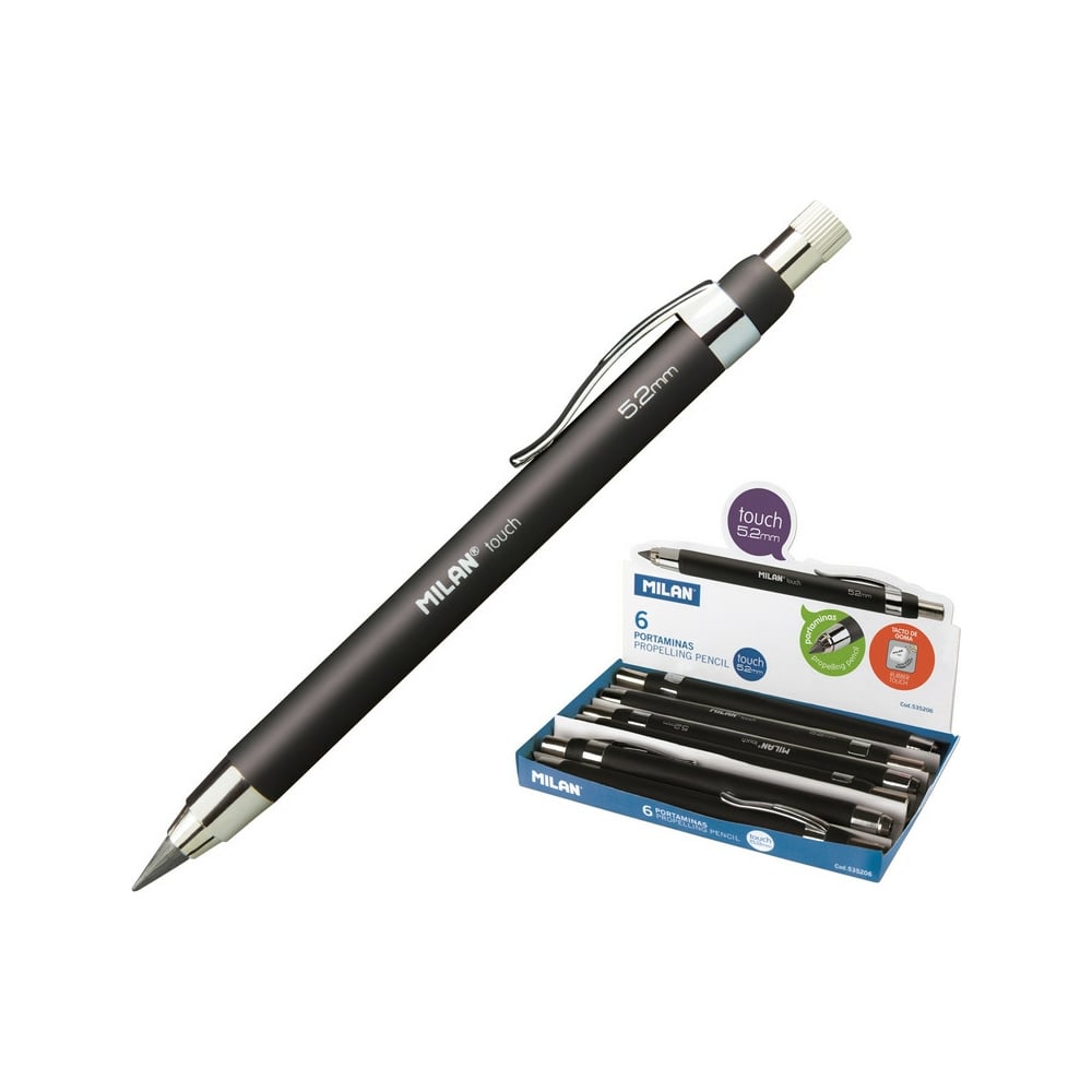 Механический цанговый карандаш Milan карандаш ингалятор свободное дыхание южный инжир 8 мл