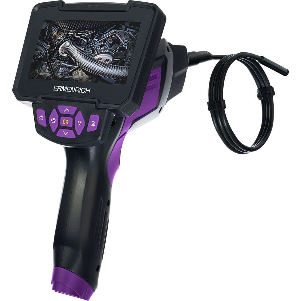 Изображение товара Видеоэндоскоп Ermenrich Seek VE40 профессиональный 4.3 дисплей IP67