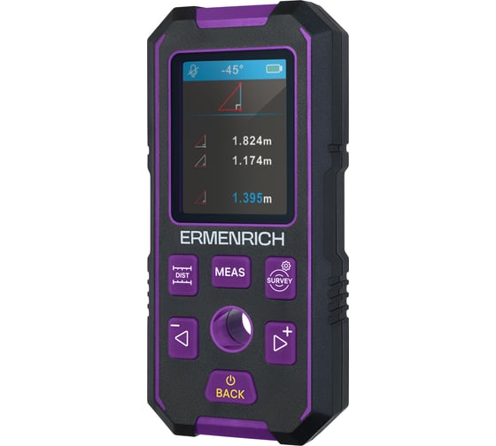 Изображение товара Детектор скрытой проводки Ermenrich (Эрменрих) Ping SM90, фиолетовый 83842