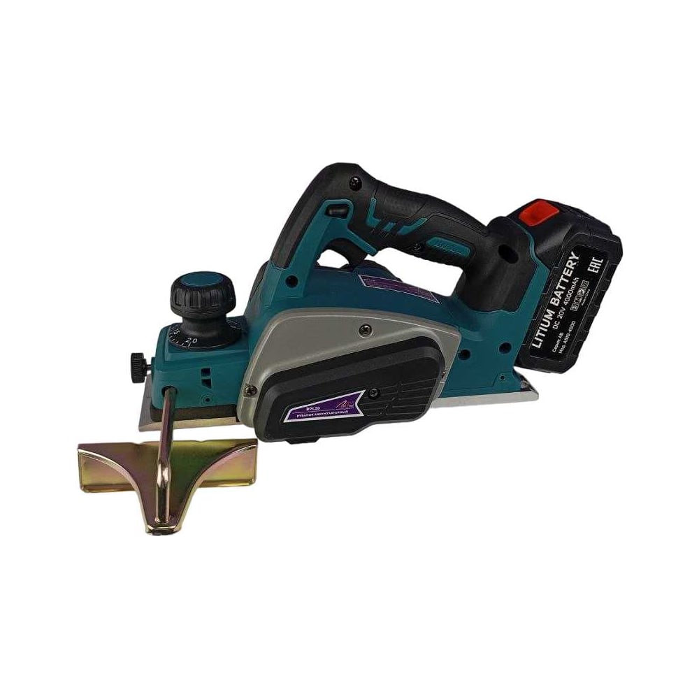 Изображение товара Рубанок аккумуляторный AktiTool BPL20 с двумя Li-ion аккумуляторами 20 В